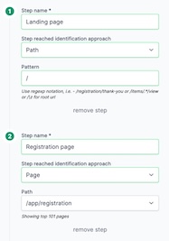 Void Analytics funnel form